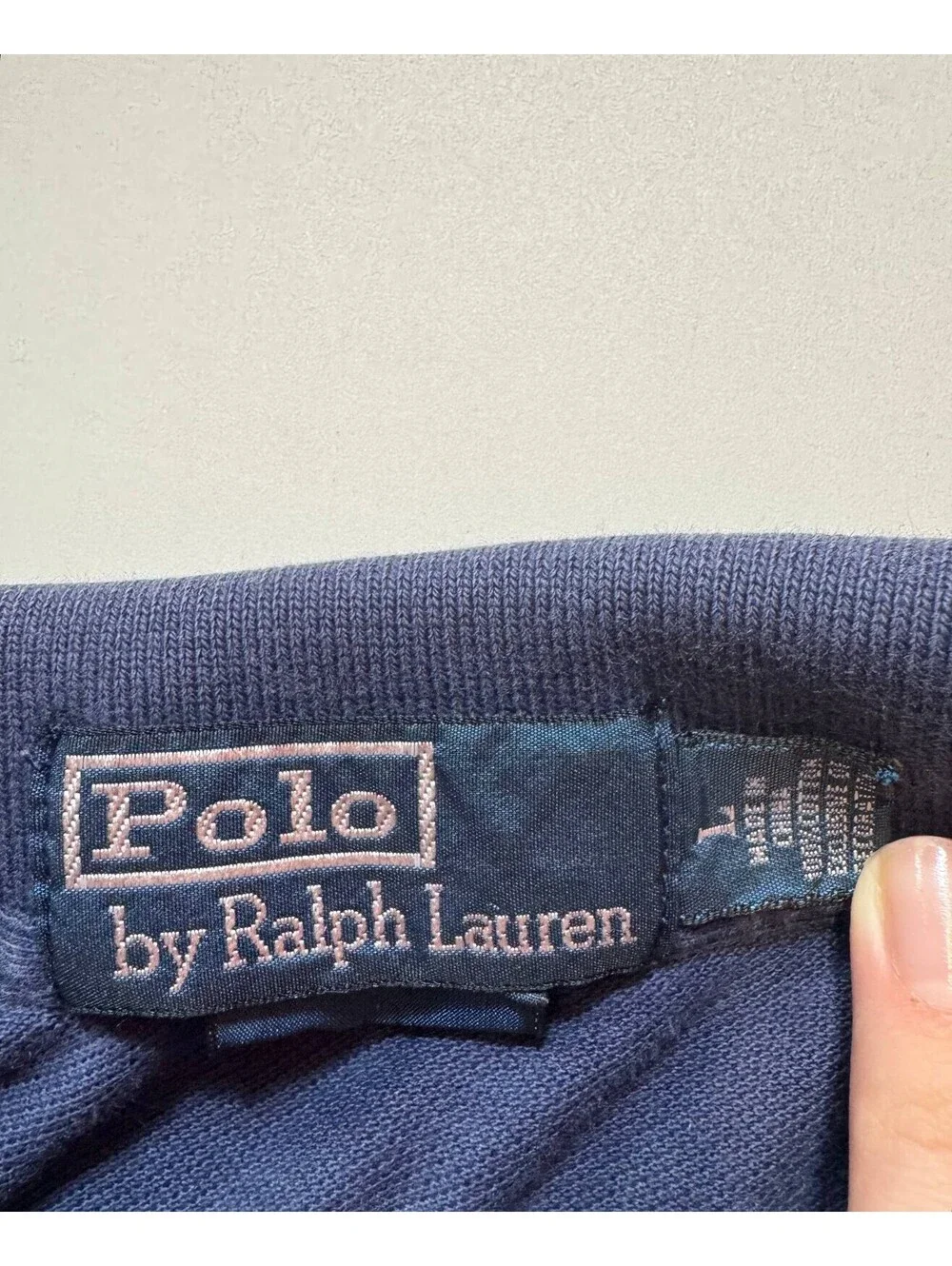 Polo Ralph Lauren Lot of 2 Mens Cotton Shirt Size L Blue Long Sleeve Pre-Owned